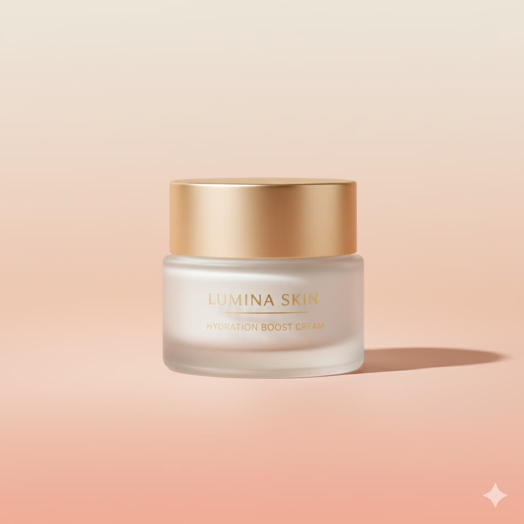 Bottle of cosmetic serum